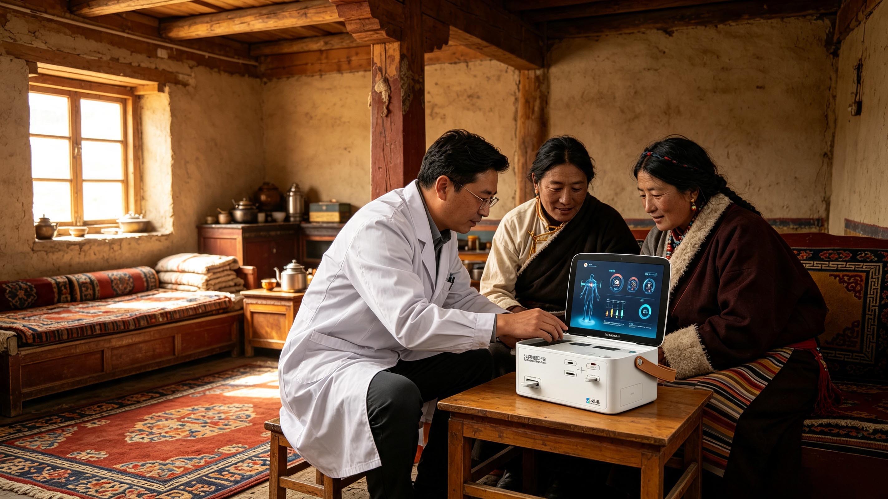 5G Mobile Health Station (POCT All-in-One Device)